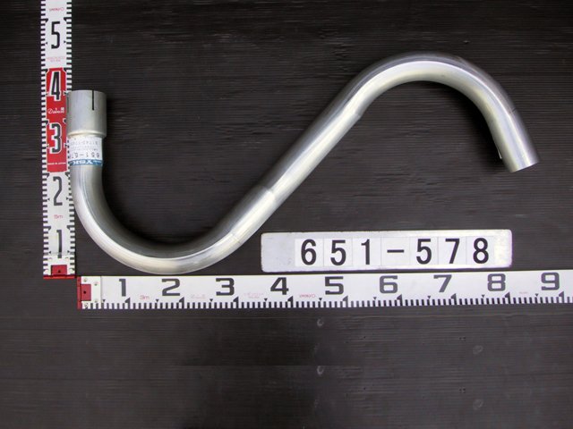 【最大7,500円OFFクーポン 7/18～】YSK（山脇産業） テールパイプ 651-578日野 レンジャー FB2W FC3H GD3H GD2H FC2J FD1J S1743-17450 17431-7450 パーツキング｜パーツキング店