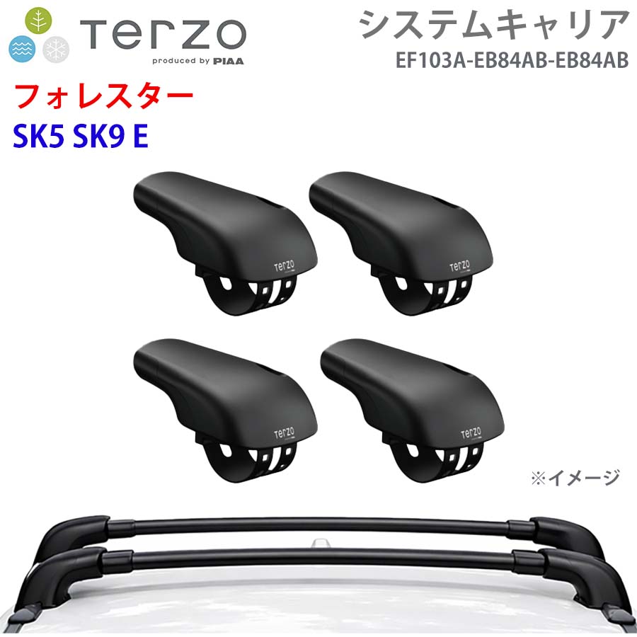 【最大7,500円OFFクーポン 7/18~】TERZO テルッツォ システムキャリア フォレスター SK5 SK9 E 一台分 EF103A EB84AB EB84AB フット エアロバー パーツキング E1E1|パーツキング店