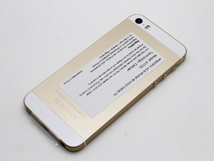 楽天市場 送料無料 Apple アップル 未アクティベーション 香港版 Simフリーiphone Se 128gb Gold ゴールド リファービッシュ品 アイフォン アイフォーン 中古 E09 Pcショップeyes