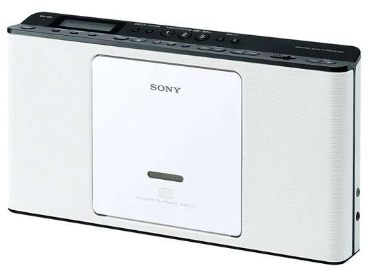 SONY ソニー CDラジオ CDラジカセ ZS-E80-W ホワイト 