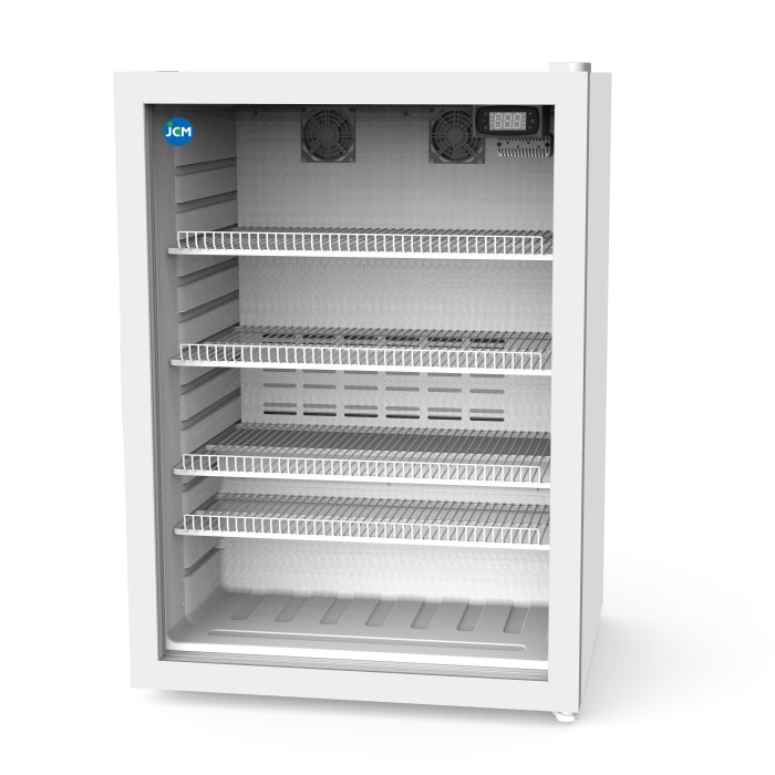 JCM 卓上型冷蔵陳列棚 -2℃～10℃ 126L JCMS-126 白いこと 電気冷蔵庫【日にち任じる不可・法人/バス発着場軒先車上渡し貨物輸送無料・沖縄北海道離島貨物輸送別途】