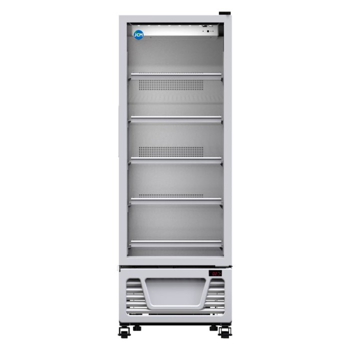 JCM タテ型冷蔵陳列棚 2℃～10℃ 350L JCMS-363 白いこと 電気冷蔵庫【年月日任ずる不可・法人/バス発着場軒先車上渡し貨物輸送無料・沖縄北海道離島貨物輸送別途】