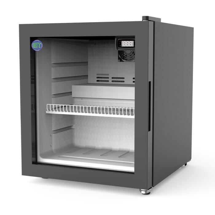 JCM 卓上型冷蔵ショーケース 48L RITS-66-TO ブラック 冷蔵庫 RIT JCM