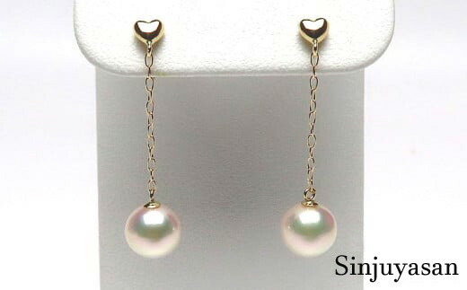 楽天市場】真珠屋さん 7.0～7.5ミリ高品質ピアスK18/Pt900 アコヤ真珠