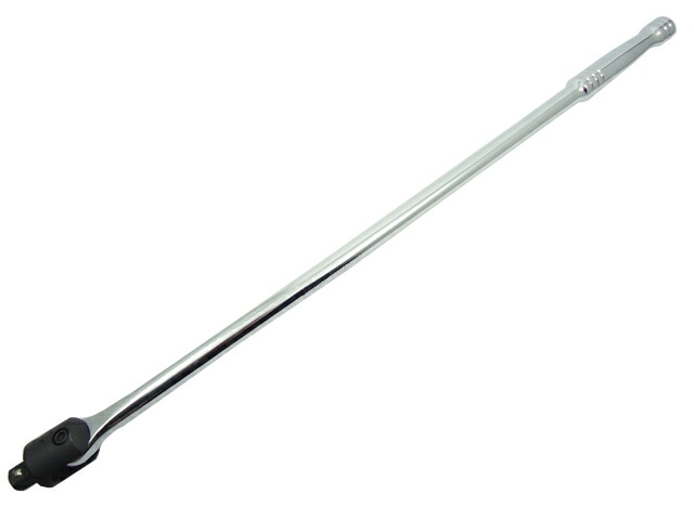 楽天市場 スーパーsale 限定特価 ロングスピンナーハンドル ブレイカーバー 640mm 超ロングタイプ ホイールレンチ 差込角 1 2 12 7 タイヤ交換 プーリーボルト脱着 工具 クロームバナジウム製 1年保証付 車とバイクの整備用工具 Perotools