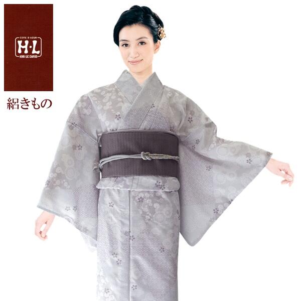 楽天市場】【絽の夏きもの】H・L 着物 小紋【着物単品】ダスティ