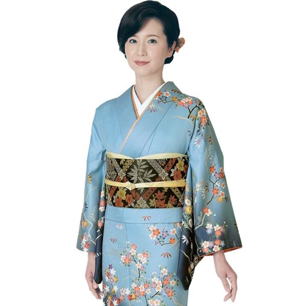 楽天市場】【訪問着】【単品】H.L 洗える着物【全18柄】華やかな花柄