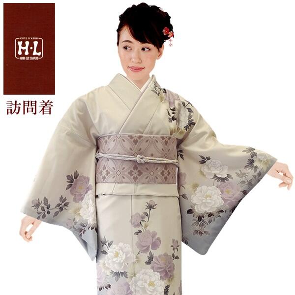 楽天市場】【訪問着】【単品】H.L 洗える着物【全18柄】華やかな花柄