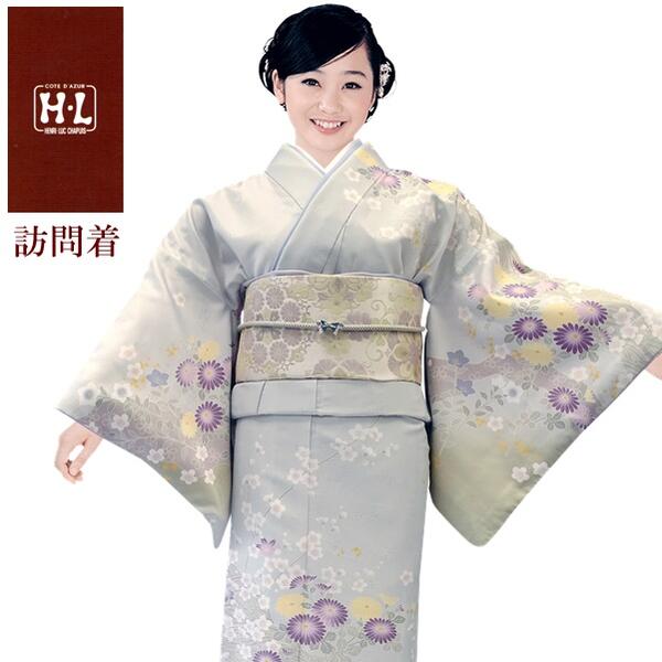 洗える着物訪問着５ 楽天市場】【訪問着】【単品】H.L 洗える着物 訪問着 ダスティカラー
