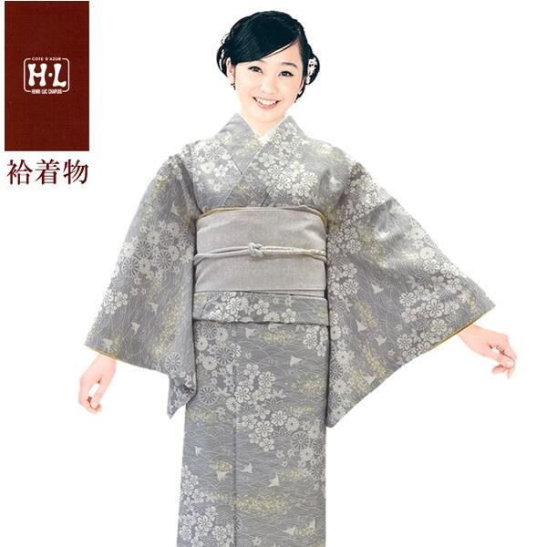 楽天市場】【小紋袷きもの】H・L 着物【着物単品】ダスティカラー【No