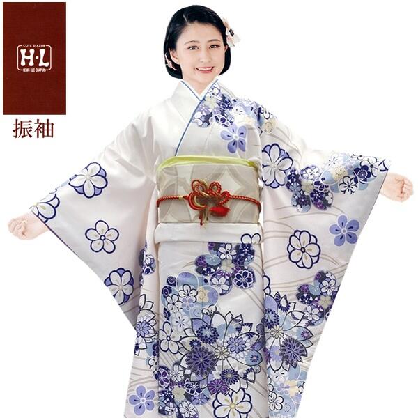 楽天市場】【振袖着物】【単品】H.L 洗える着物 振袖 ダスティカラー