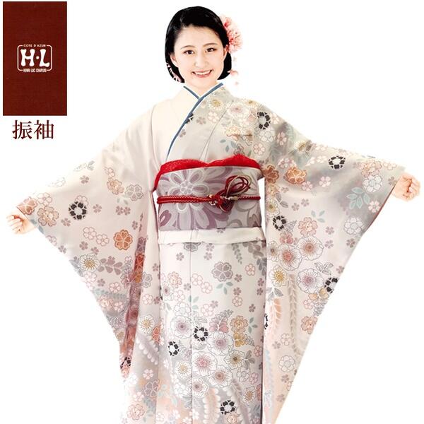 楽天市場】【振袖着物】【単品】H.L 洗える着物 振袖 ダスティカラー