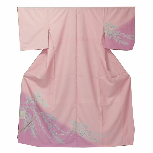 最終お値下げ☆薄い紫ピンクの着物単品 楽天市場】【袷付下げ】仕立上り【日本製】露芝柄 ピンク（018）付け