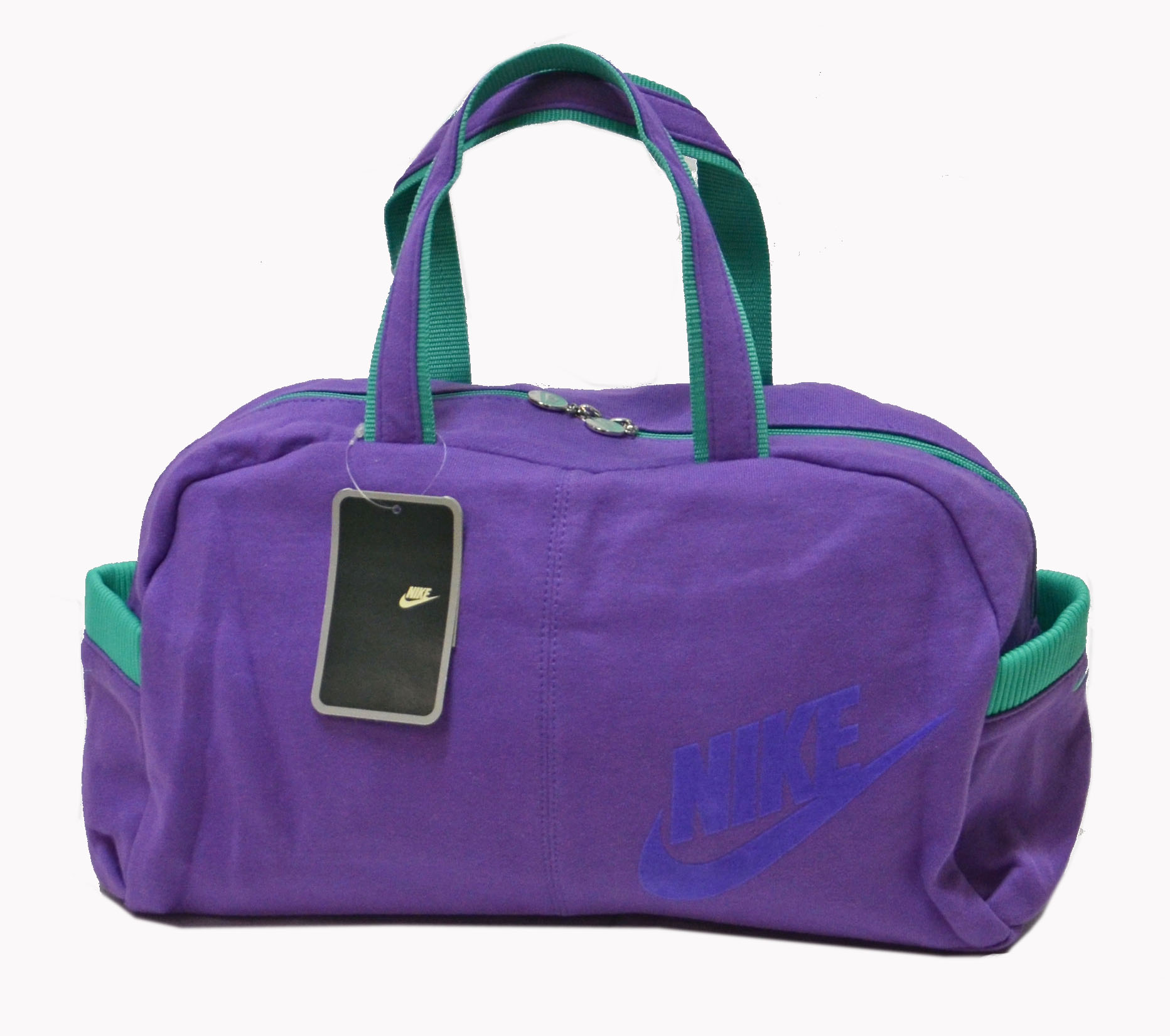 デッドストック品・返品不可/ナイキ　NIKE　ミニボストン　6530301　パープル　紫色　ハンドバッグ　コットン　大寸
