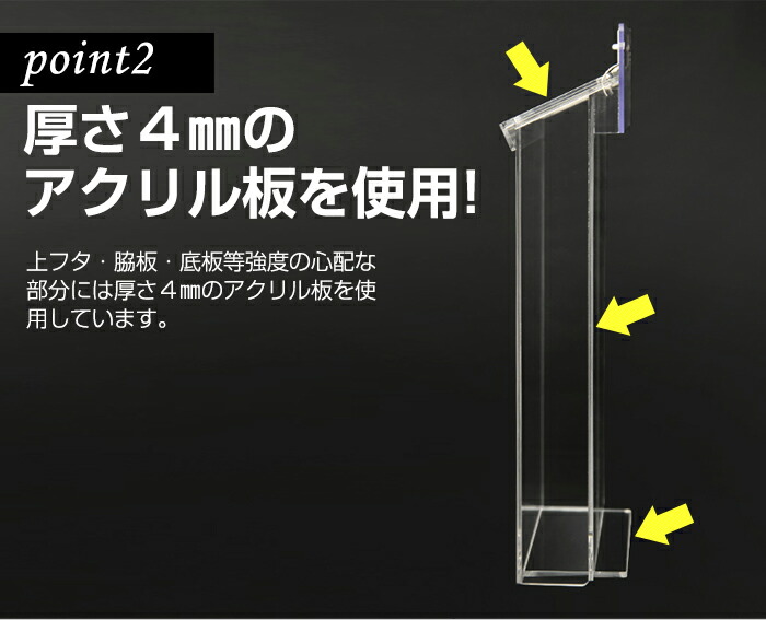 楽天市場 ａ６ はがきサイズ用 プラスチック蝶番より長持ち 屋外用チラシケース パンフレットケース ステンレス蝶番 結束バンド付 プラスアート