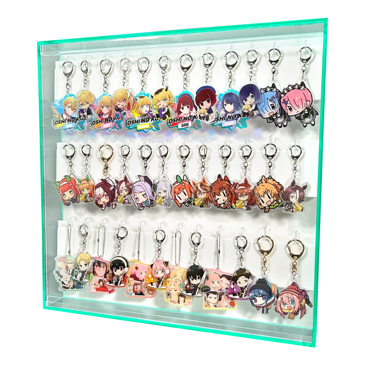 アクリルキーホルダーF 楽天市場】幅45cm 4.5mm間隔で横移動自由/ フック式/壁掛け