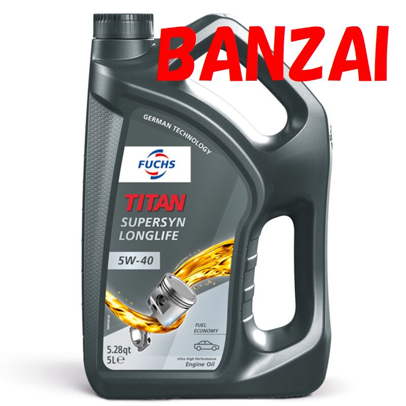 FUCHS(フックス) TITAN SUPERSYN　LONGLIFE　5W-40　5L A602003102 エンジンオイル　1本 9,075円