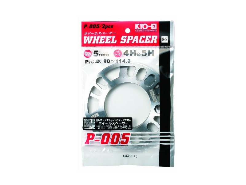 KYO-EI 協永産業 Wheel Spacer 5mm 4 5H PCD98-114.3 個数:2枚 P-005-2P 最大67%OFFクーポン