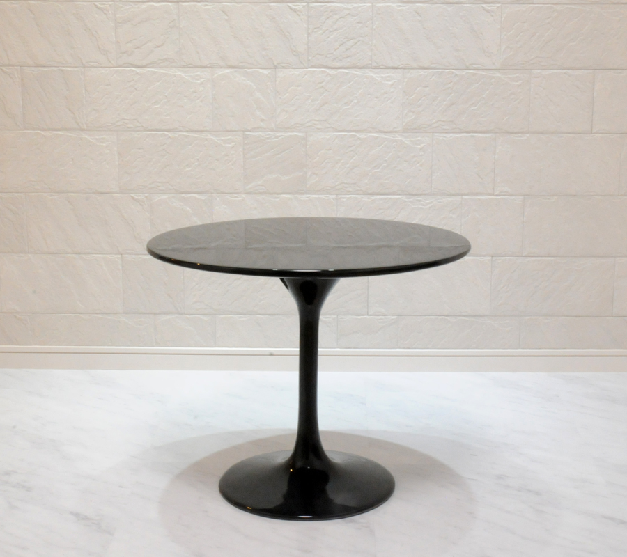 【楽天市場】チューリップテーブル 天板直径60cm 色ブラック エーロサーリネンによるデザイン リプロダクト ジェネリック デザイナーズ家具