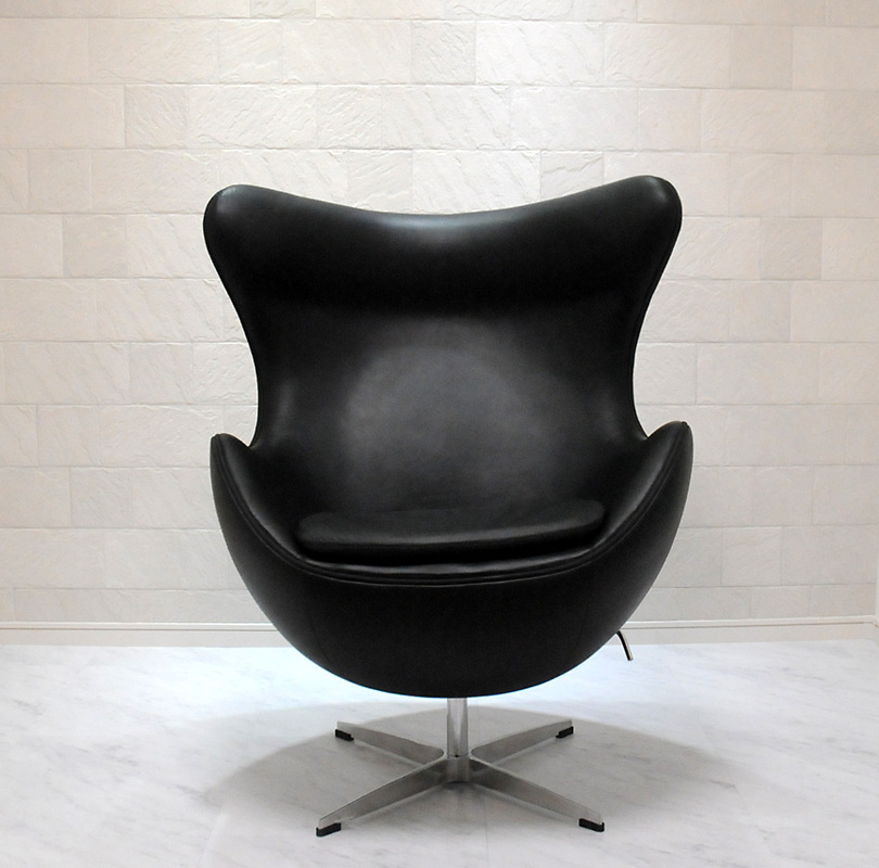 Auc Pleasure0905 Ibose Egg Chair Cowhide Leather Specifications