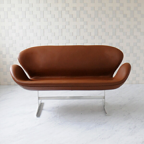 Auc Pleasure0905 Arne Jacobsen Swan Sofa Total Leather Aniline Arne Jacobsen Swan Sofa Total Leather Aniline Specifications Brown Swansofa Swansea
