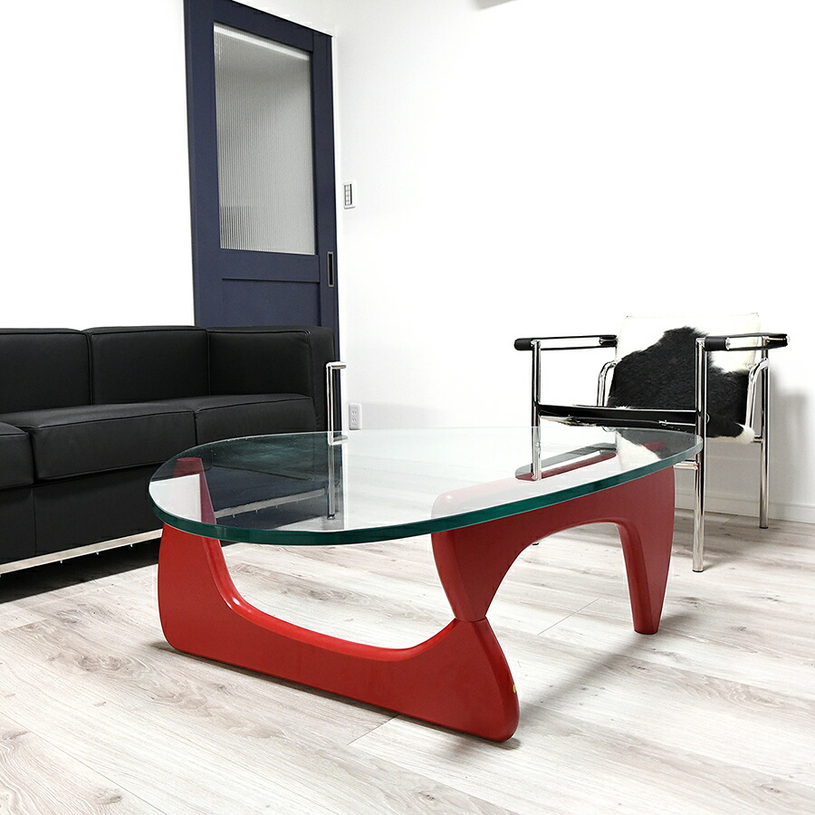 楽天市場】コーヒーテーブル イサムノグチによるデザイン ガラス天板
