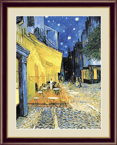 【SALE／10%OFF 楽天市場】【お得クーポン配布中】世界の名画夜のカフェテラス 絵画/タペストリー