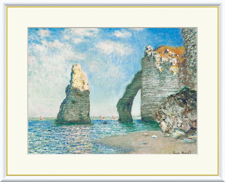 楽天市場】世界の名画 クロード モネ陽を浴びるポプラ並木3サイズ F8