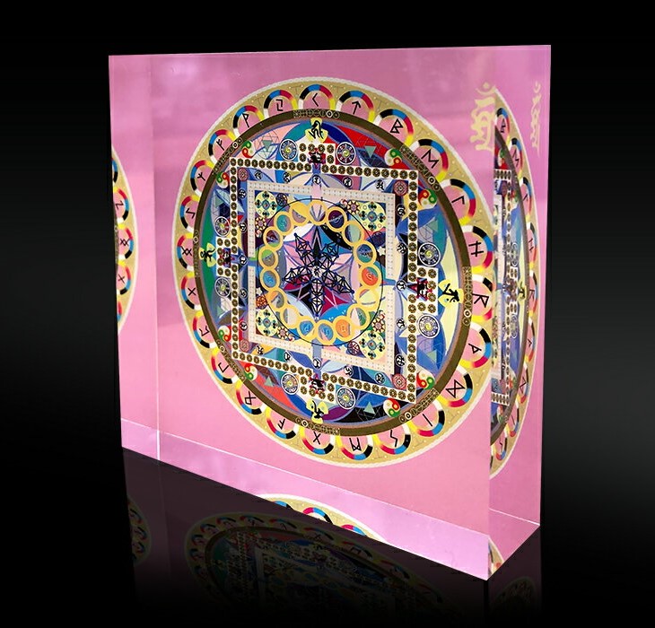 本店は クリスタルクスリエ曼陀羅ペンタグラム 中サイズ7 5cm 7 5cm 2cmマンダラ 奇跡のコイルblack Eyeブラックアイの医学博士丸山修寛監修 プルメリアガーデン 新発売の Elanguageworld Com