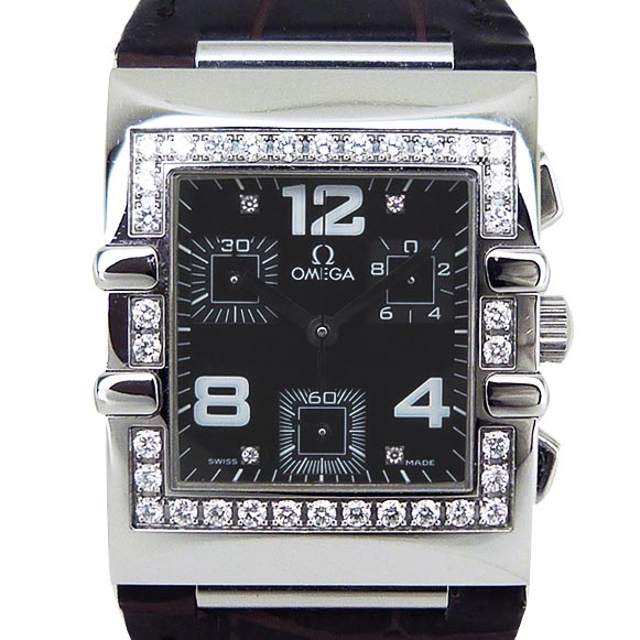 ゼロ【OMEGA】 1847.55.11 コンステレーション クアドラ クロノグラフ レディース QZ【中古】