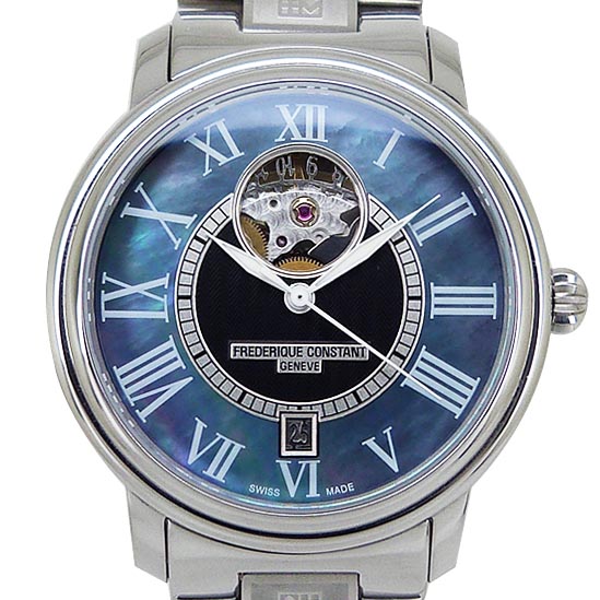 フレデリック・コンスタント【FREDERIQUE CONSTANT】 FC-315MPB3P6B クラシック ハートビート デイト オートマティック シェル ブレス 限定500本 OH済【中古】|PLUS ONE