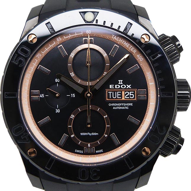エドックス【EDOX】 01114-357RN-NIRR クロノオフショア1 クロノグラフ オートマチック 世界限定500本【中古】｜PLUS ONE