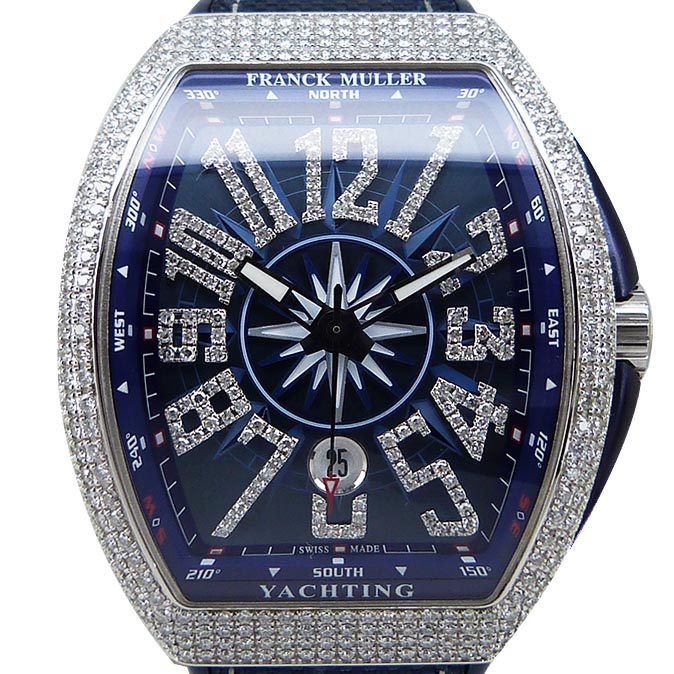 FRANCK MULLER フランクミュラー ヴァンガード 天然ダイヤ 楽天市場】☆美品 ☆箱付き【FRANCK MULLER】フランクミュラー