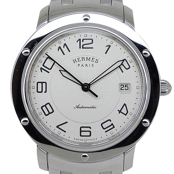 エルメス【HERMES】 CP2.810 クリッパー オートマティック シルバー【中古】