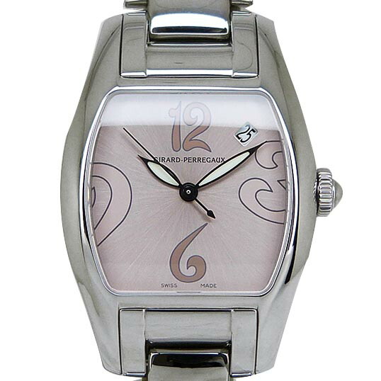 ジラールペルゴ【GIRARD-PERREGAUX】 26570.1.11.915 リシュビル オートマティック サクラ色 レディース【未当て嵌める品】