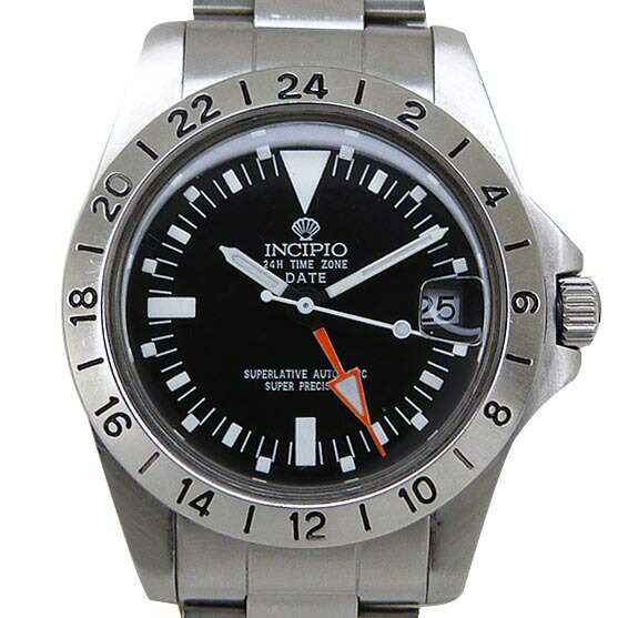 インキピオ　GMT DATE自動巻き インキピオGMT DATE自動巻き