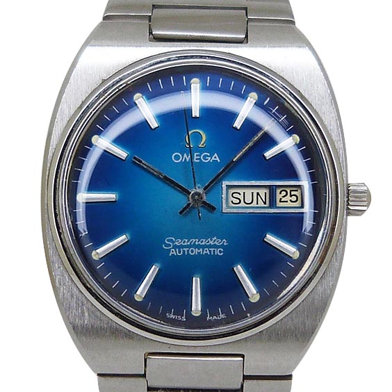 ゼロ【OMEGA】 シーマスター オートマティック アンティーク キロカロリー.1020 リダン 青碧【中古】