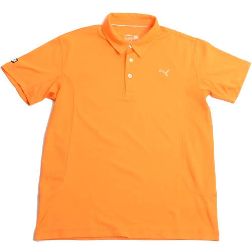 puma golf shirt orange