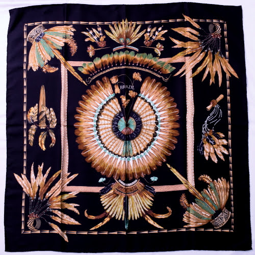 楽天市場】エルメス HERMES スカーフ カレ90 シルク Tout en Quilt ...