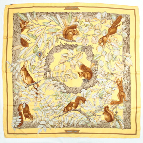 楽天市場】エルメス HERMES スカーフ カレ90 シルク Tout en Quilt 