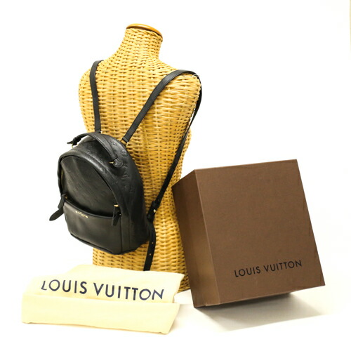 最大91 オフ ルイヴィトン Louis Vuitton ソルボンヌ モノグラムアンプラント バックパック ミニリュック M レディース メンズ ノワール ブラック 美品 Mad