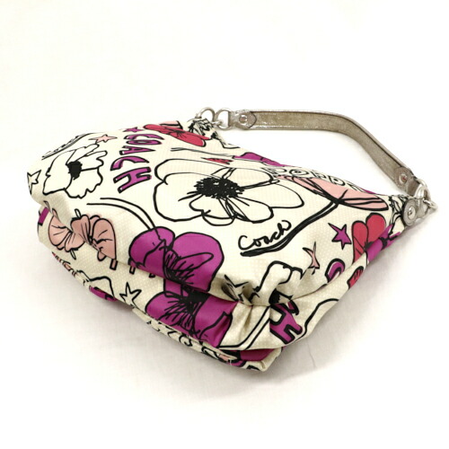 コーチ COACH ポピー レザー ピンク ワンショルダー ナイロン maf06043