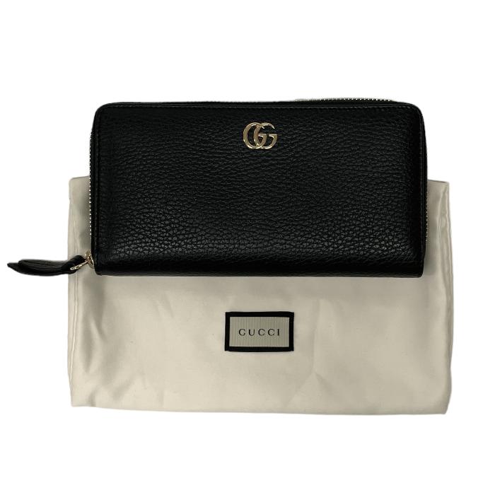 本店は グッチ GUCCI GG マーモント レザー ジップアラウンド