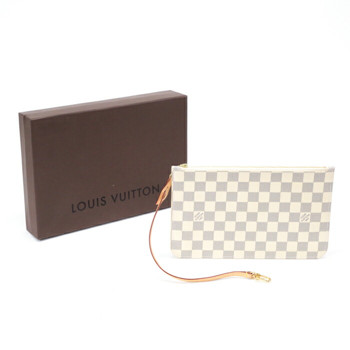 買収 ルイヴィトン LOUIS VUITTON ネヴァーフルMM用 ポーチ ダミエ