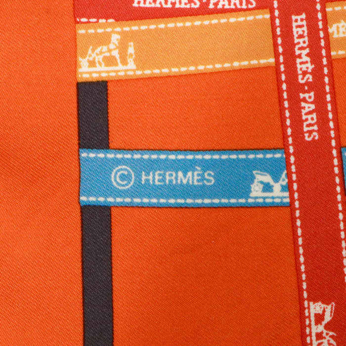 新品希少】HERMES エルメス プチカレ 40 ボルデュック リボン カレ