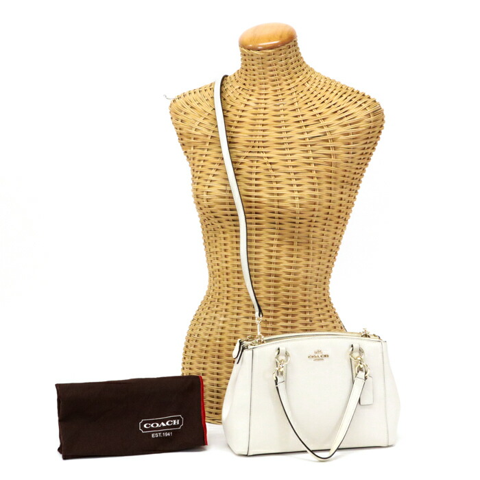 楽天市場】コーチ COACH チェーンショルダー クロスグレーンレザー