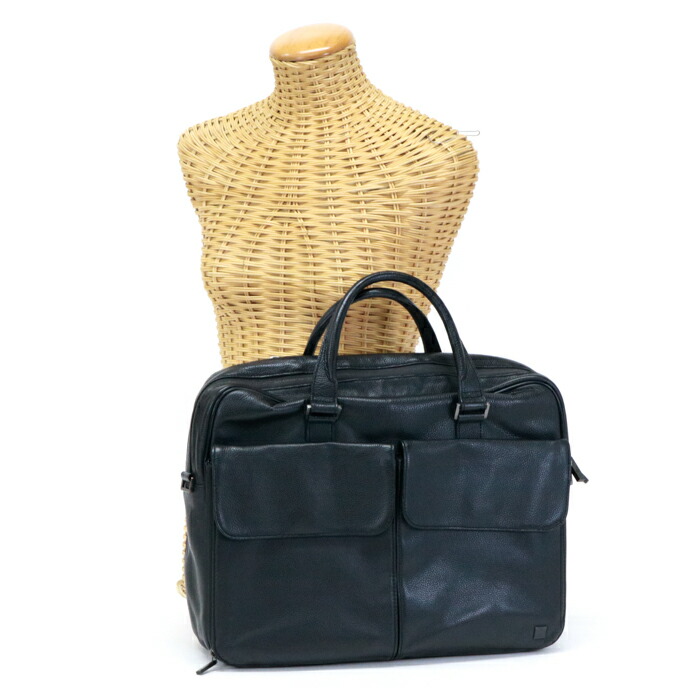 ダンヒル dunhill ビジネスバッグ レザー ブリーフケース キャリーオンバッグ PCケース 書類かばん トラベルバッグ メンズ ブラック 中古 maw17006 maw17006.jpg