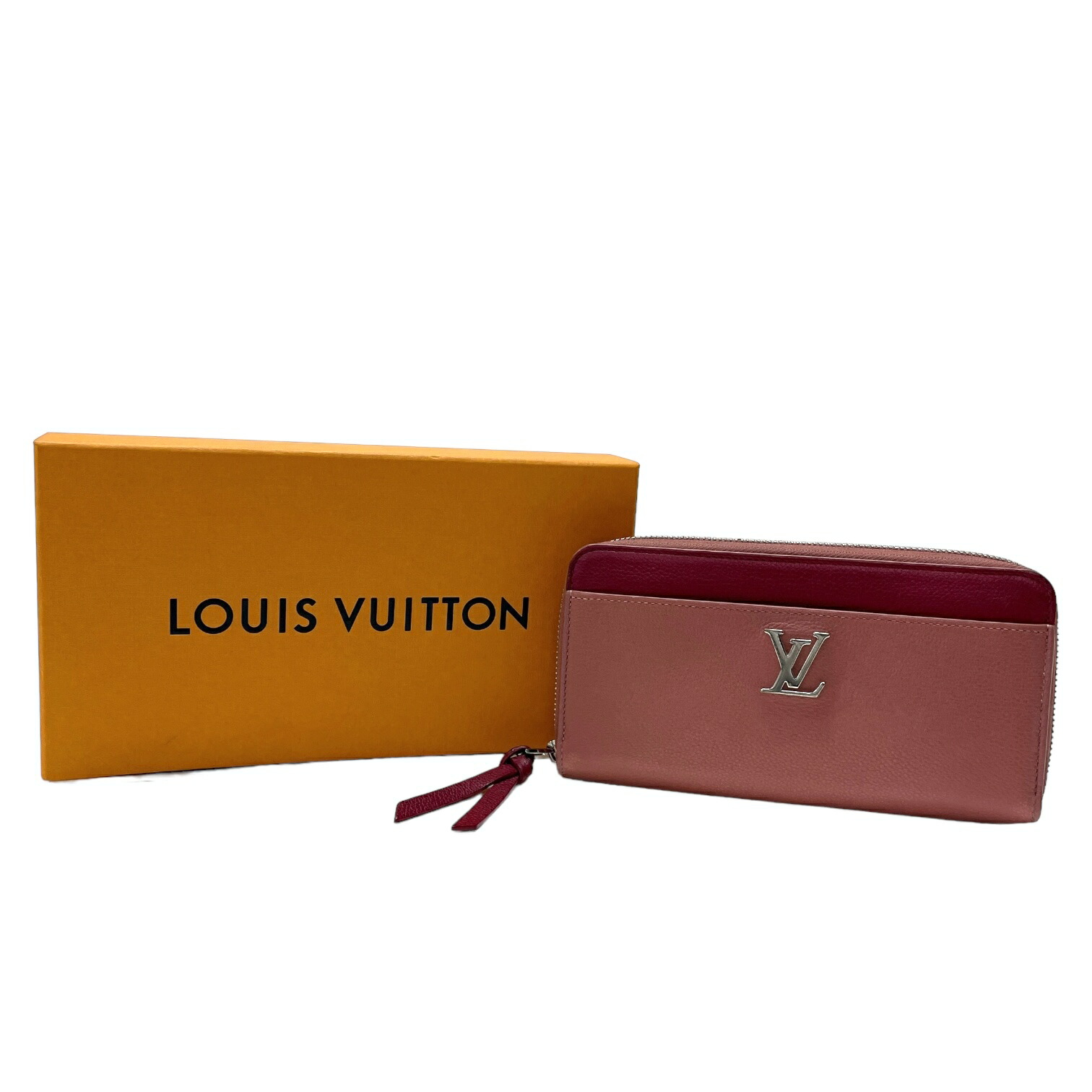 Louis Vuitton 長財布 ジッピー ロックミー ローズ ソワ クオーツ LOUIS VUITTON 未使用 ルイヴィトン ジッピー ロックミー LVロゴ