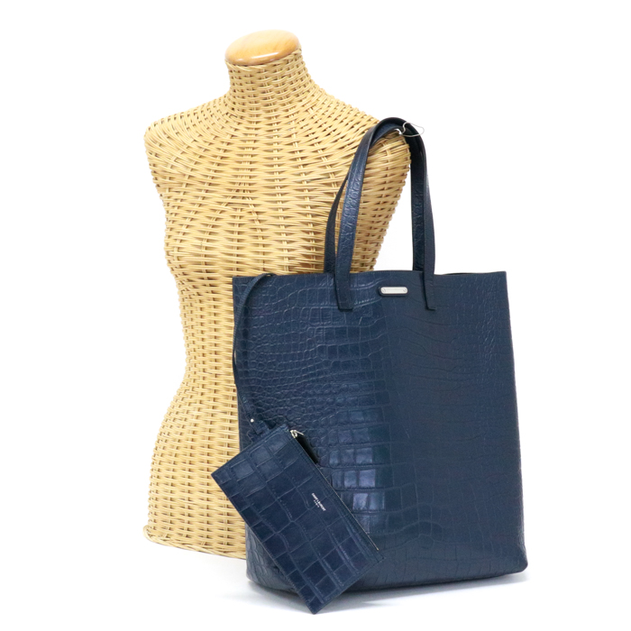 SAINT LAURENTネイビー トートバッグ ネイビー（紺）系 Saint Laurent(サンローラン) トートバッグ