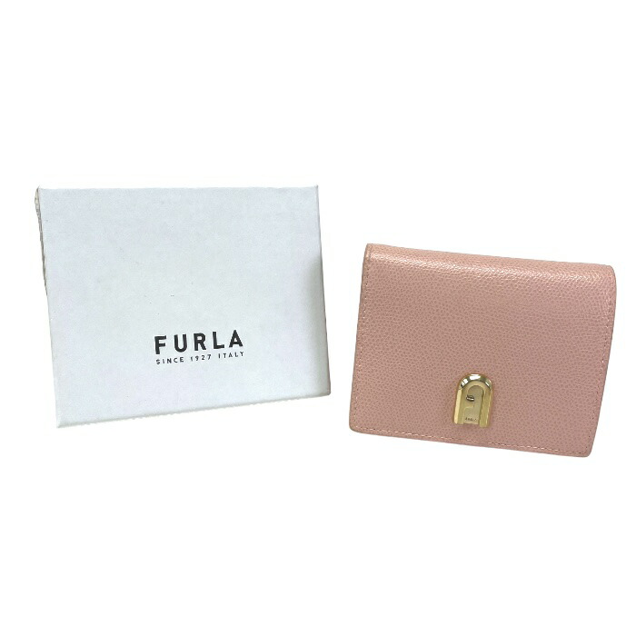 楽天市場】フルラ FURLA 二つ折り財布 レザー コンパクト